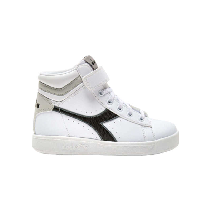 DIADORA Sneakers Bambino WHITE/BLACK/ULTIMATE GRAY 101.173763 - GAME P HIGH PS
