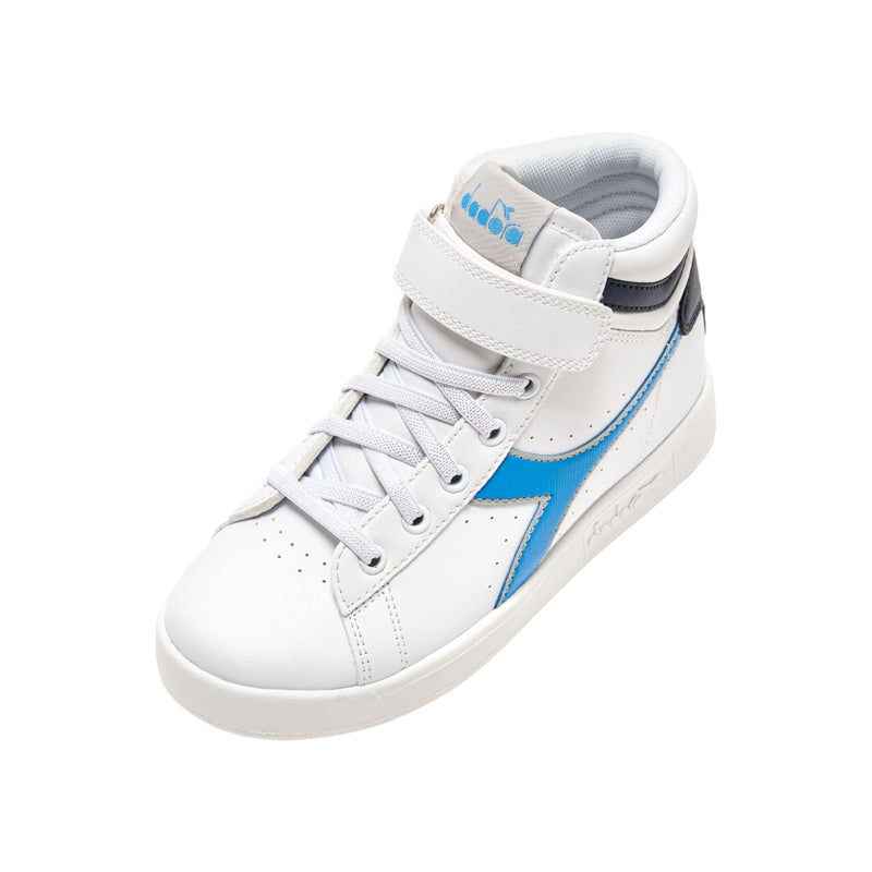 DIADORA Sneakers Bambino WHT/AZURE BLUE/DAWN BLUE 101.173763 - GAME P HIGH PS