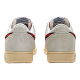 DIADORA Sneakers Unisex WHITE/FERRARI RED ITALY 501.178565 - MAGIC BASKET LOW