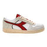 DIADORA Sneakers Unisex WHITE/FERRARI RED ITALY 501.178565 - MAGIC BASKET LOW
