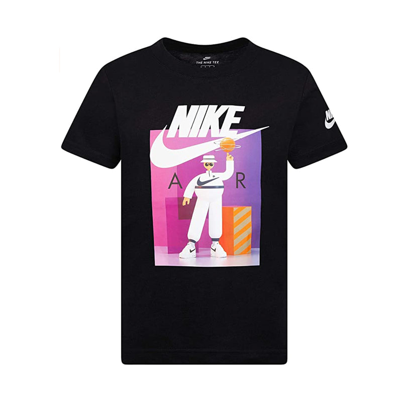 Nike t shirt bambino nero online