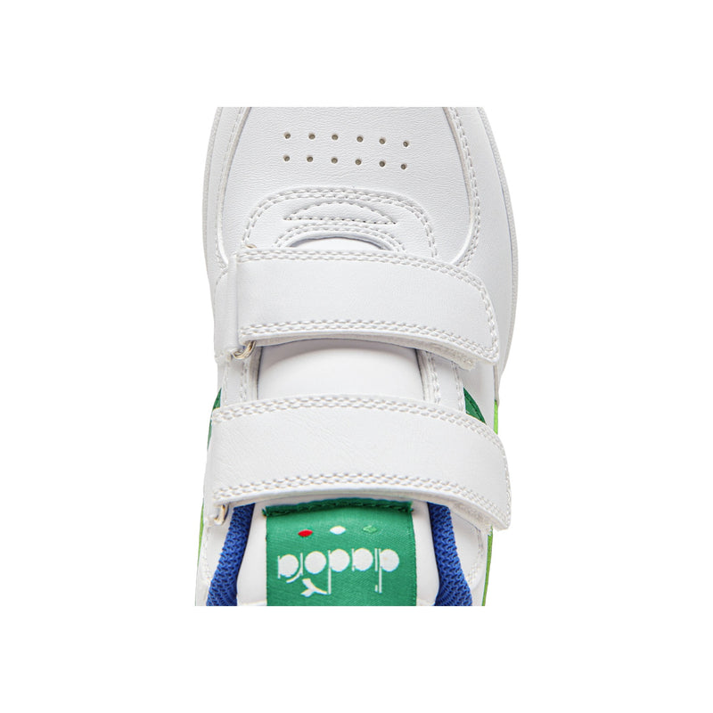 DIADORA Sneakers Bambino WHITE/JOLLY GREEN 101.177721 - RAPTOR LOW PS