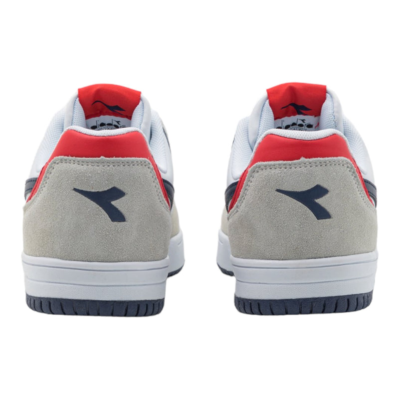 DIADORA Sneakers Uomo WHITE/PEACOAT/HIGH RISK RED 101.178325 - RAPTOR LOW SL