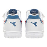 DIADORA Sneakers Bambino WHITE/SALSA/CORONET BLUE 101.177721 - RAPTOR LOW PS