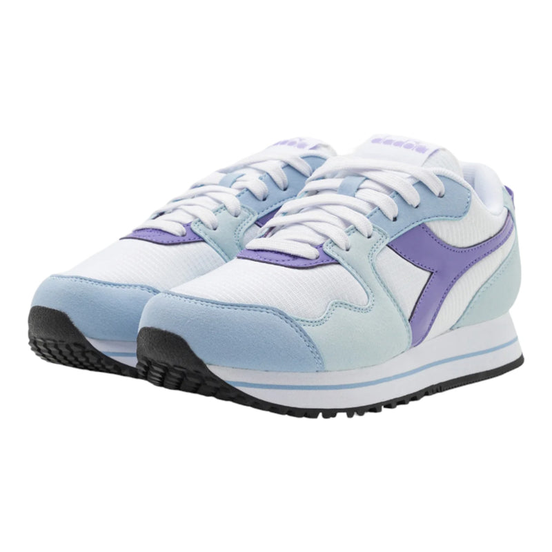 DIADORA Sneakers Donna WHITE/ILLUSION BLUE 101.179718 - SKYLER PLATFORM W